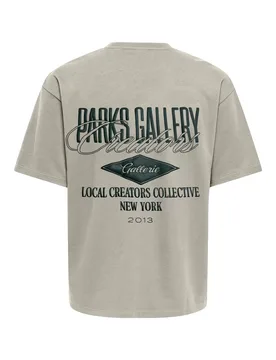 ONSPARKS GAERY AIR BOXY SS TEE NO mae - L - FashionsVida
