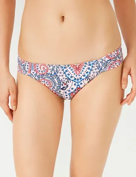 Womens Paisley Low-Waist Hipster Bikini Bottoms - Multicolour - Size X-Small - Penti - FashionsVida
