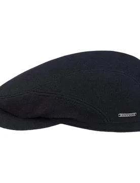 Belfast Vedrick Wool Flat Cap by - navy - Size: 63 cm - Stetson - FashionsVida