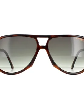 Unisex Aviator Havana Green Gradient 1045/S Sunglasses in Brown - Brown - Size: One Size - Carrera - FashionsVida