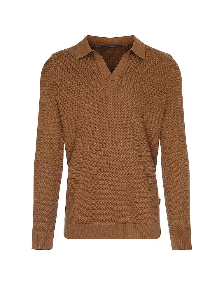 Polo-Pullover hellbraun XXL Herren - Windsor - FashionsVida