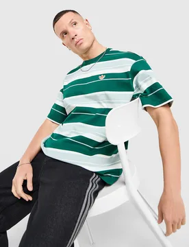 Mens Stripe Maglia - Verde, verde verde Uomo taglia S - Adidas - FashionsVida