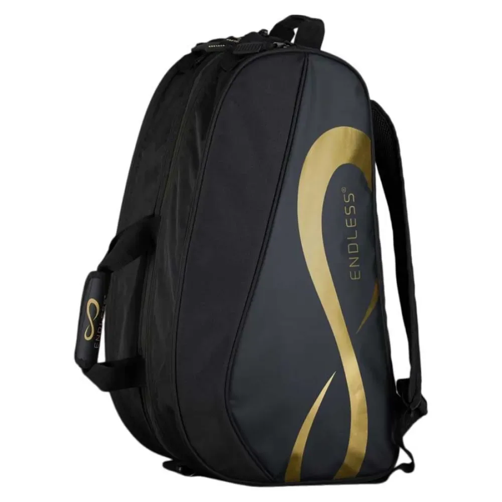 Icon Padel Racket Bag Black Gold One Size - Endless - FashionsVida