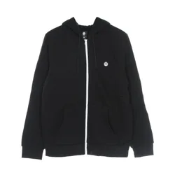 Felpa Cappuccio Zip Uomo Bolton Zh Flint Black