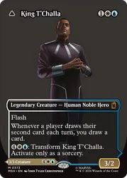 King T'Challa // Black Panther, Hope Enduring (Logo Art Foil) Marvel Super Heroes