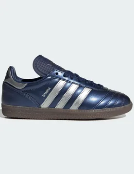 SCARPE JP SAMBA 37 1/3 Dark Blue / Silver Metallic / Gum - Adidas - FashionsVida