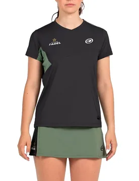 Pampan Short Sleeve T-shirt Black M - Bullpadel - FashionsVida