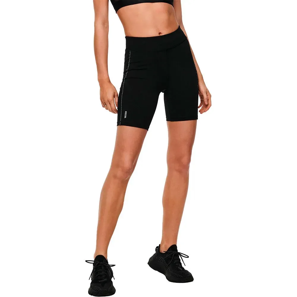Play Leggings Corti Performance Run Black / Print W. Black / Red S - Only - FashionsVida