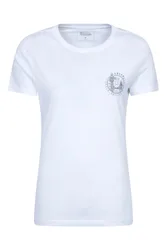 London Graphic Womens Short Sleeve Tee - White - White - Size: 18