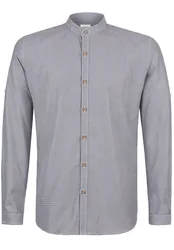 Trachtenhemd Marius (anthrazit, Gr. XL) von Classics für Herren, Oberteile, 55% Baumwolle, 45% Polyester