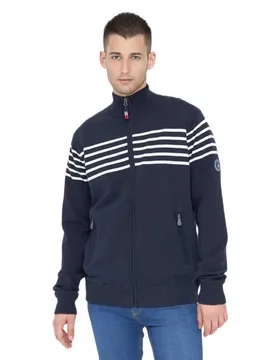 Sweat-shirt Zippé Johan Dark Navy 3XL - Sea Ranch - FashionsVida