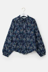 Women's Grace Blouse in Blue Size: 10 - Blue - Size: 10