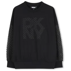 DKNY Felpa D62906 Black 6 Anni