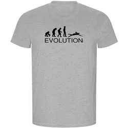 Natacion Evolution Swim Eco Short Sleeve T-shirt Heather Grey L Men