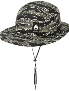 Narrows Full Brim Cloth Hat by - black-green - Female - Size: One Size - Nixon - FashionsVida