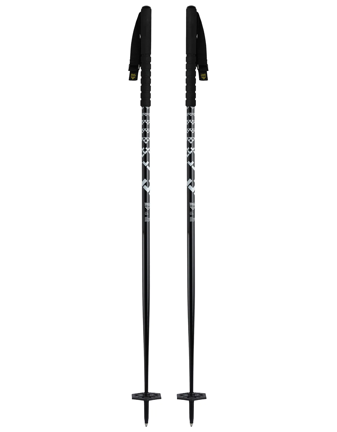 Bâtons de ski - Furtis Black/White - Taille 110 cm - Noir - Blackcrows - FashionsVida