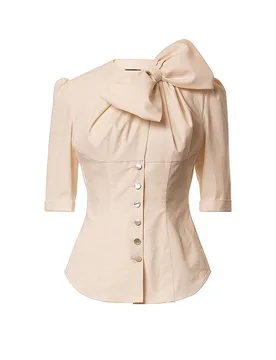 Trachtenbluse BOW creme L Damen - Lena Hoschek - FashionsVida