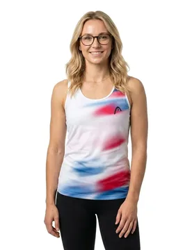 Blur Sleeveless T-shirt Royal / Print Vision M L - Head Racket - FashionsVida