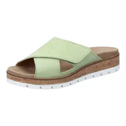 Damen-Pantolette „lime“ gruen 40 Damen