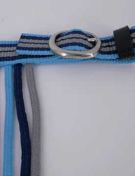 Fliegenkordelband TAMPERE cool blue/grey/navy P - Busse - FashionsVida