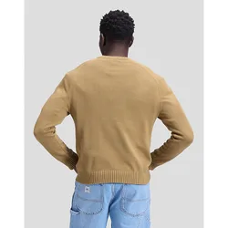 Regular Raglan Sweater Dark Khaki Größe M male