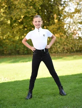 Kinder Reithose BasicPlus, schwarz 140 - Covalliero - FashionsVida