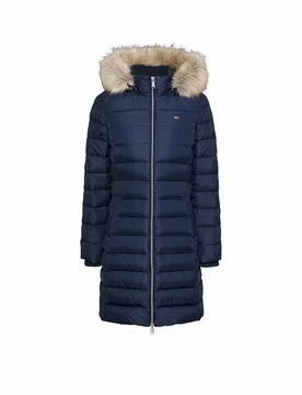 Abrigo acolchado azul oscuro S - Tommy Jeans - FashionsVida