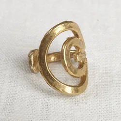 Recycled Brass Soliel Ring