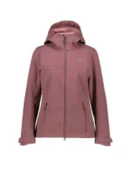 Damen Softshelljacke Bordeaux Hoodie rouge foncé 36
