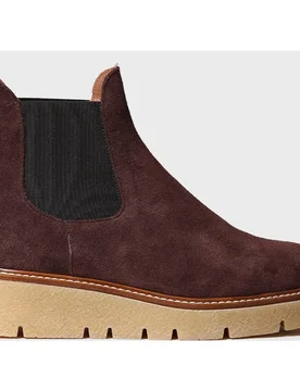 Botines de mujer de serraje con elásticos - Toni Pons - FashionsVida