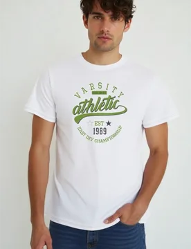 Comfy Relaxed Stylish Trendy Classic Nostalgic Vintage Varsity Athletic 1989 Men's T-Shirt Retro Sport Casual White Top - Aliexpress - FashionsVida