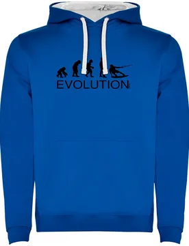 Sweat à Capuche Evolution Wake Board Two-colour Royal Blue / White M - Kruskis - FashionsVida