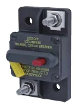 Series Thermals Surface Adapter Black 50 Amp unisex - Blue Sea Systems - FashionsVida