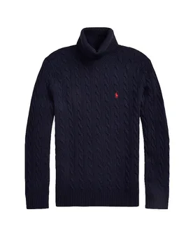 Jersey de cuello alto azul oscuro XL - Ralph Lauren - FashionsVida