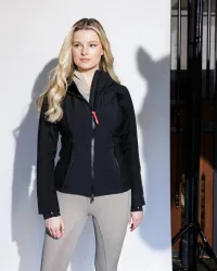 Damen Jacke TRANSSEASONAL SOFTSHELL black XXL