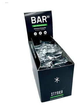 Boîte De Barres énergétiques Bar30 Pomme&cannelle&caramel 42g 12 Unités - Styrkr - FashionsVida