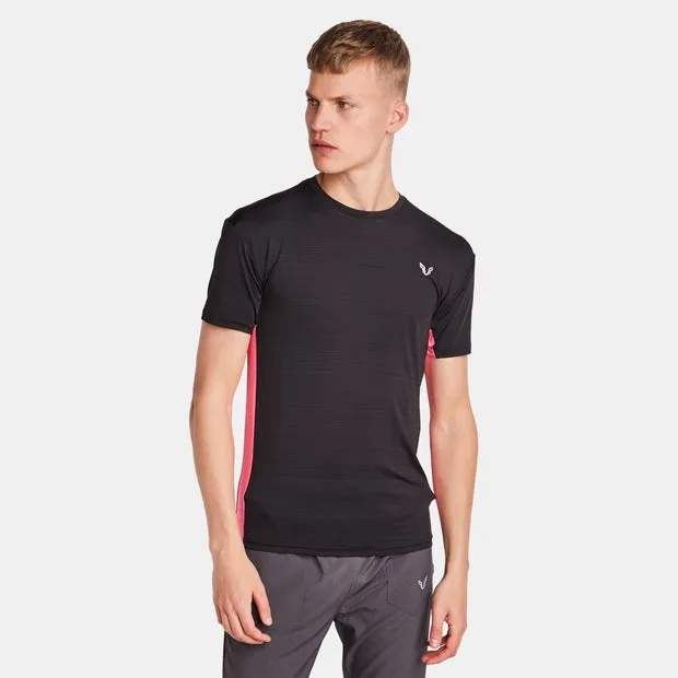 Roam Men T-Shirts - Black - Size L - Poly Jersey - Black - Size: Large - Okami - FashionsVida