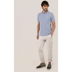 Pantalones cargo de hombre liso