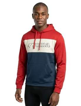 Sweat à Capuche Mimetic Red Beige Navy M - Joma - FashionsVida