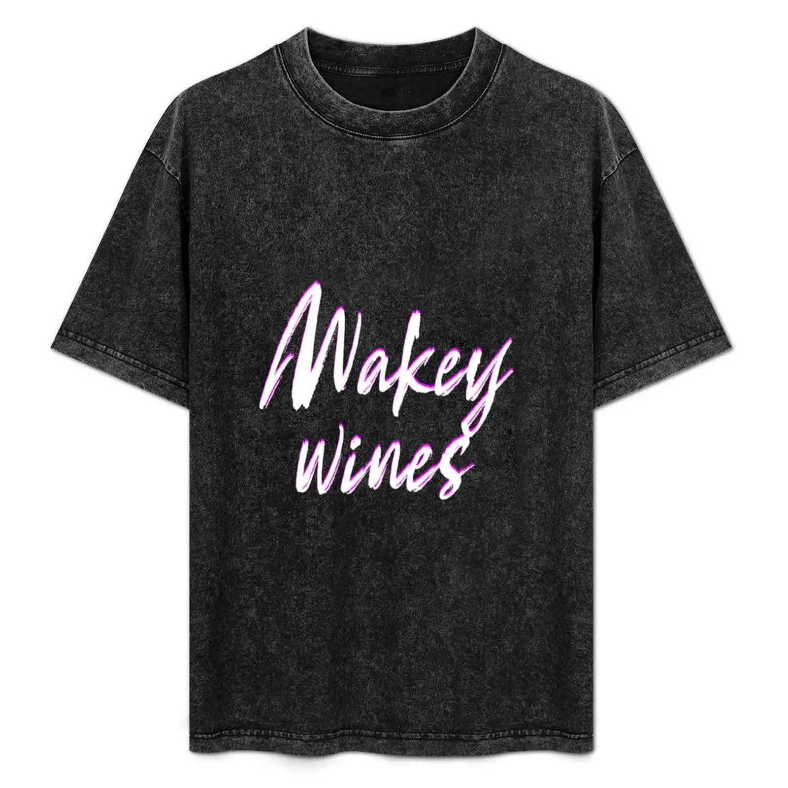 Wakey wines- 3D text effect T-Shirt Work Wear Lightweight Tee - Aliexpress - FashionsVida