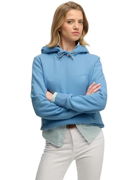 Sweat à Capuche Essential Logo Embroidered Bluebell M - Superdry - FashionsVida