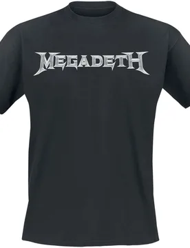 T-Shirt - Logo - S bis XXL - für Männer - Größe M - schwarz - Lizenziertes Merchandise! - Männer - male - Megadeth - FashionsVida
