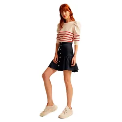 Me Minigonna Cherry Navy Blue 38