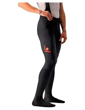 Salopette Larga Velocissimo 5 Black / Red Reflex - Castelli - FashionsVida