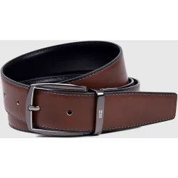 Cinturón piel reversible
