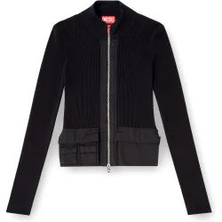 Cazadora de mujer 100% algodón de cuello alto