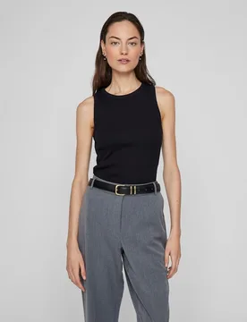 Camiseta básica de mujer con espalda nadadora - Vila - FashionsVida