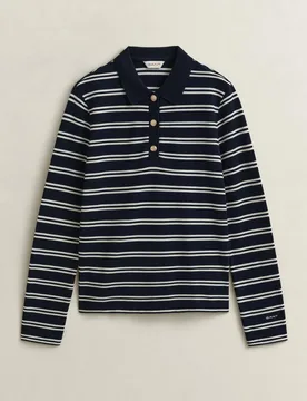 Polo de mujer de manga corta con rayas - Gant - FashionsVida