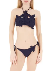 Bikini con applicazioni BLU NAVY 3