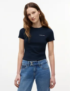 TJW LIM E LOGO 1 TEE EXT female - S - FashionsVida